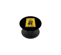 El Tata Bingo Card Grandpa Mexican Dad Father's Day Family PopSockets Adhesive PopGrip