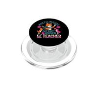 EL Teacher Multilingual Cat Herder Funny Classroom PopSockets PopGrip for MagSafe