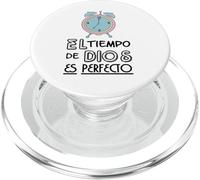 El tiempo de Dios siempre es perfecto, Bible Verse Sayings PopSockets PopGrip for MagSafe