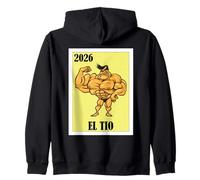 El Tio 2026 Promoted to First Time Uncle Zip Hoodie