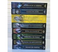 EL Trono de Cristal Completo. Ocho Preciosos Libros: Trono de Cristal, Torre del Alba, Reino de Cenizas, Heredera del Fuego, Imperio de Tormentas, Reina de Sombras, Corona de Medianoche, etc