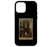 El Trono Tarot Card Dark Gothic Skeleton Queen Case for iPhone 12 mini