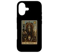 El Trono Tarot Card Dark Gothic Skeleton Queen Case for iPhone 17