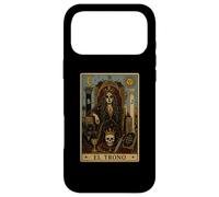 El Trono Tarot Card Dark Gothic Skeleton Queen Case for iPhone 17 Pro Max