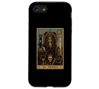El Trono Tarot Card Dark Gothic Skeleton Queen Case for iPhone SE (2020) / 7/8