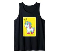 El Unicorno Funny Spanish-Mexican Bingo Cards The Unicorn Tank Top