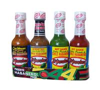 El Yucateco 4 Pack Hot Sauce Bundle 1 Red Sauce 1 Green Sauce 1 Xtra Hot Sa