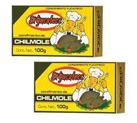 El Yucateco Chilmole Paste - Authentic Mexican Spices Blend for Cooking - Versatile Pepper and Chilli sauce for Mexican Dishes - Spices for cooking with Rich Flavor, 2 Pack + Free Cheeroo Magnet