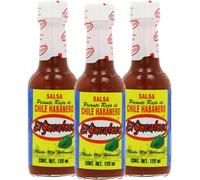 El Yucateco Red Habanero Hot Sauce - 120ml Pack of 3 - Extra Spicy Mexican Flavour, Perfect for Cooking and Seasoning