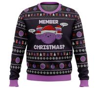 (EL0222, XL) 2024 Autumn/Winter Fashion New Year Member Berries Park Christmas Day Clothing Adult Christmas Sweater Santa Clas Pullover