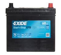 Exide EL604 005L Efb Stop / Start Car Battery 12V 60Ah 520Cca