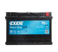EXIDE EL700 096 EFB Stop / Start Car Battery 12V 70AH 720CCA