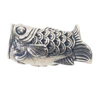 Elaborate Fish Swords Pendant Ideal For Paracord And Necklaces Craft Projects Paracord Bead Cultural Unisex Keychain Charm, White, One Size