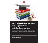 Élaboration et mise en œuvre d'un programme de participation parentale