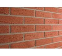 Elabrick - Flexible Brick for Outdoor and Indoor Wall Decoration, Pack of 1 m², Slats 50 x 210 mm, Industrial Red Classic Red, Very Easy Application, Home Decoration