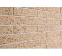 Elabrick Napoli Wall Cladding, Flexible Blend Brick, Outdoor Wall Cladding, Bricks, Sand Yellow, 50 x 210 mm, Facade Cladding Outdoor/Wall Cladding Inside. Easy Installation