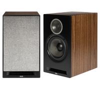 Elac Debut Reference DBR62 Bookshelf Speakers - Black/Walnut - Great Sound