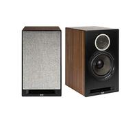 ELAC Debut Reference DBR62 Pair of Bookshelf Speakers (Black/Walnut)