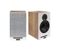 ELAC Debut Reference DBR62 Pair of Bookshelf Speakers (Oak/White)