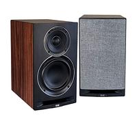 ELAC Uni-Fi Reference 3-Way 6-½” Bookshelf Speakers, Oak or Walnut Speakers for Home Theater and Stereo System, Black Baffle with Walnut Sides