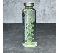ELACE Virus Vial Type B - Resident Evil Film Virus Collectible Glass, Aluminum & Resin - Unique Fan Art Cosplay Accessory - Made in France