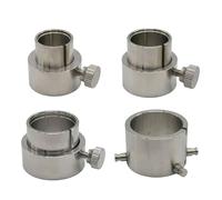 Eladcncmc Adjustable 304 Stainless Steel Watch Movement Fixation Tool Movement Fixing Clamp for Secure Watch Repairs 4PCS