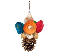 Eladcncmc Colorful Parrot Molar Toy Promotes Beaks Maintenance And Provide Funny Hangable Toy For Indoor Cage Bird Beaks Grinding