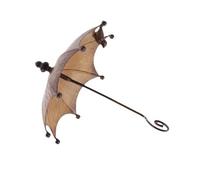 Eladcncmc Decorative Umbrella Shape Bird Bath Tray For Garden Yard Balcony Birdwatching Bath Tray For Bird Lovers