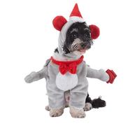 Eladcncmc Festives Pet Apparel Set Funny Pattern Dog Holidays Costume Cats Cosplay Clothing For Halloweens And Christmas Celebration