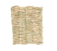 Eladcncmc Grass Mat Woven Bed Mat For Small Animal Bedding Nest Chew Toy Bed Play Toy For Guinea Pigs Parrot Hamster