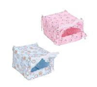 Eladcncmc Hammock Cave Toy For Bird Perch Tent Furry Blanket Perch Swing Bed Chew Toy For Parrots Parakeets Toy Bird