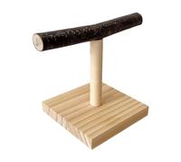 Eladcncmc Parrots Stand Scratchers Perch Stands Bird Stands Wood Stick Stand Branch Stand Multifunctional Standing