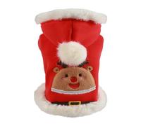 Eladcncmc Pet Clothes For Small Dogs & Cats Dog Coat Christmas Hoodie Jackets Winter Warm Clothing