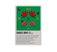 Eladio Carrión Sauce Boyz 2Wall Art Home Decor Vintage Poster, Retro Aesthetic Print Perfect for Living Room, Bedroom, Office, Home StudioUnframe-style-2012x18inch(30x45cm)