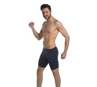 Elagance Men`s Active-wear Soft Cotton Extra Long Leg Boxers (Ref:1150) (5XL, Navy)