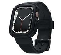 elago Armor Case with Band Compatible with Apple Watch 11/10/9/8/7,SE3/2/1 Compatible with iWatch 45mm 44mm 41mm 40mm, Full Protection, Bumper, Rugged Band, Sport, Military Protective Case with Band