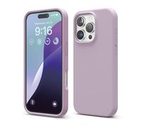 elago Compatible with iPhone 16 Pro Case, Premium Liquid Silicone Case, Full Body Protective Cover, Shockproof, Slim Phone Case, Anti-Scratch Soft Microfiber Lining, 6.3 inch (Soft Purple)