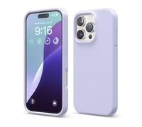 elago Compatible with iPhone 16 Pro Case, Premium Liquid Silicone Case, Full Body Protective Cover, Shockproof, Slim Phone Case, Anti-Scratch Soft Microfiber Lining, 6.3 inch (Purple)