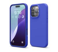 elago Compatible with iPhone 16 Pro Case, Premium Liquid Silicone Case, Full Body Protective Cover, Shockproof, Slim Phone Case, Anti-Scratch Soft Microfiber Lining, 6.3 inch (Cobalt Blue)