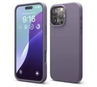 elago Compatible with iPhone 16 Pro Max Case, Premium Liquid Silicone Case, Full Body Protective Cover, Shockproof, Slim Phone Case, Anti-Scratch Soft Microfiber Lining, 6.9 inch (Deep Lavender)