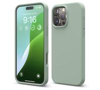elago Compatible with iPhone 16 Pro Max Case, Premium Liquid Silicone Case, Full Body Protective Cover, Shockproof, Slim Phone Case, Anti-Scratch Soft Microfiber Lining, 6.9 inch (Khaki Green)