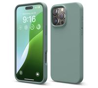 elago Compatible with iPhone 16 Pro Max Case, Premium Liquid Silicone Case, Full Body Protective Cover, Shockproof, Slim Phone Case, Anti-Scratch Soft Microfiber Lining, 6.9 inch (Midnight Green)