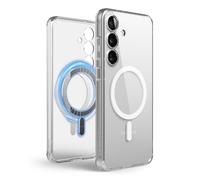 elago Compatible with Samsung Galaxy S25 Plus Case - Magnetic Hybrid Clear Case, Precise Camera Cutouts, Strong Magnetism, Protective Cover, PC/TPU Hybrid Technology, Shockproof Bumper, 6.7" (Clear)