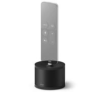 elago D Stand Charging Station Compatible with Apple TV Remote, iPhone, AirPods, iPad Mini, Wireless Keyboard, and Magic Mouse - [Premium Aluminum] [Cable Management] [Scratch-Free] - Black