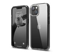 elago Hybrid Clear Case Compatible with iPhone 14 Case (6.1"), PC + TPU Hybrid Technology, Reduced Yellowing, Crystal Clear, Shockproof Bumper Cover, Full Body Protection (Black)
