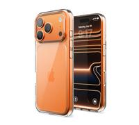 elago Hybrid Transparent Slim Case Compatible with iPhone 17 Pro Case 6.3" - PC + TPU Hybrid Technology, Crystal Clear, Shockproof Protective Cover (Clear)