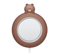 elago l B&F MS Charging Pad Compatible with MagSafe Charger, Compatible with iPhone 17/16/15/14/13/12 Models,Other Wireless Charging Phones [Official Merchandise] [Charging Cable Not Included] (BROWN)