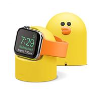 elago | LINE Friends W2 Charger Stand Compatible with All Apple Watch Series Ultra 3&2&1/11/10/9/8//7/6//5/4/3/2/1,SE (49mm, 46mm, 45mm, 44mm, 42mm, 41mm, 40mm, 38mm), Nightstand Mode (SALLY)
