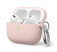 elago Liquid Hybrid Silikon Hülle Kompatibel mit Apple AirPods Pro 2. Generation Case, Dreischichtige Struktur : Voller Schutz, Front-LED sichtbar, Unterstützt Kabelloses Aufladen (Rosa)