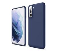 elago Liquid Silicone Case Compatible with Samsung Galaxy S21 Plus Case, Premium Silicone, Full Body Protection : 3 Layer Shockproof Cover (Jean Indigo)